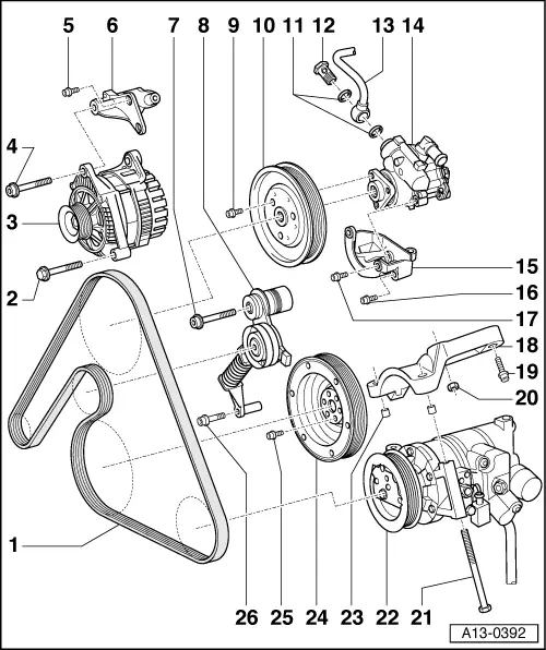 Audi Service and Repair Manuals > A4 Mk2 > Power