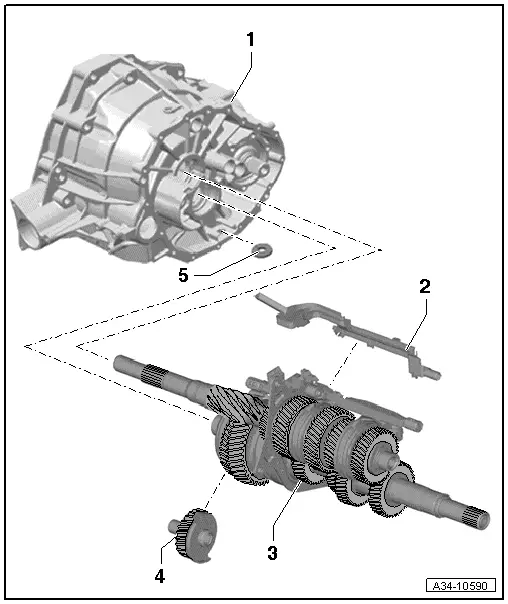 Audi Service and Repair Manuals > A4 Mk3 > Power transmission