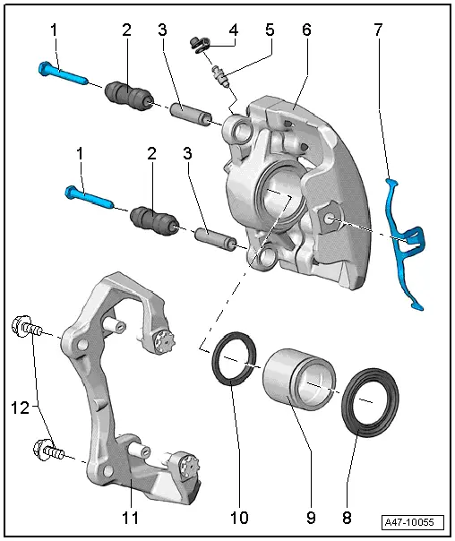 Audi Service and Repair Manuals > A4 Mk3 > Brake system