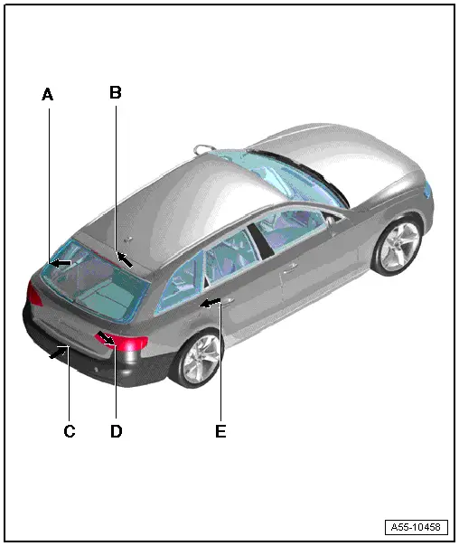 Audi Manuals > A4 Mk3 > Body > General body repairs, exterior