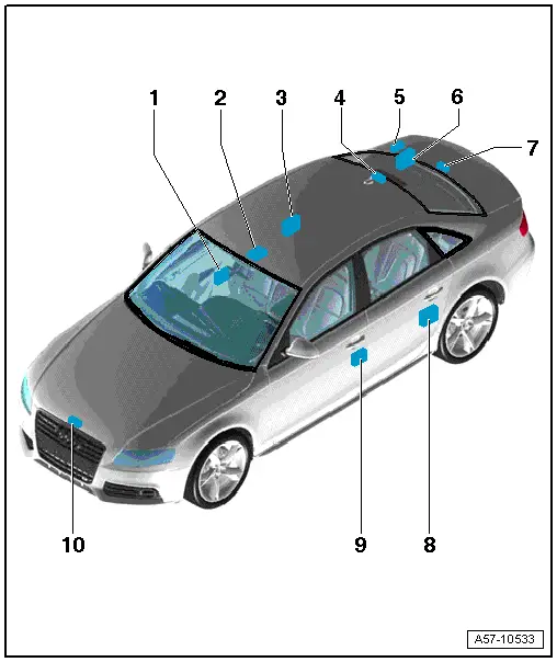Audi Workshop Service and Repair Manuals > A4 Mk3 > Body | General body