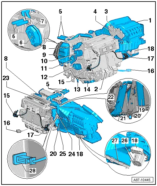 Audi Service and Repair Manuals > A4 Mk3 > Heating