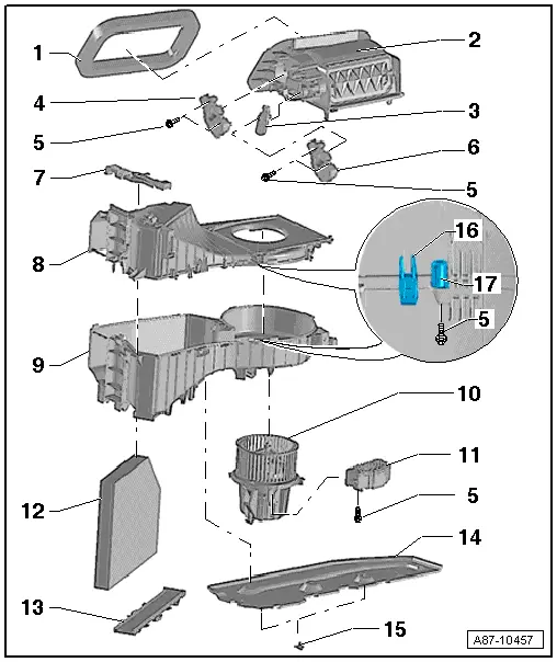 Audi Service and Repair Manuals > A4 Mk3 > Heating