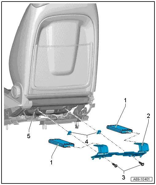 Audi A 4 Isofix Rear Seat Kit