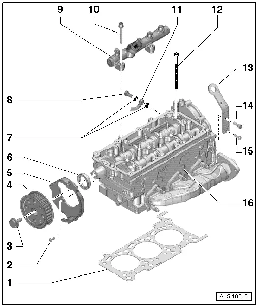 Audi Workshop Manuals > A4 Mk3 > Power unit > 6-cylinder TDI engine (2.