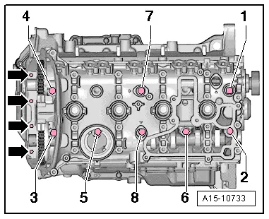 Audi Workshop Manuals > A4 Mk3 > Power unit > 4-cylinder direct petrol