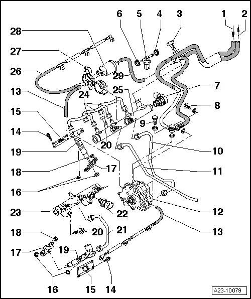 Audi Service and Repair Manuals > A4 Mk3 > Power unit TDI