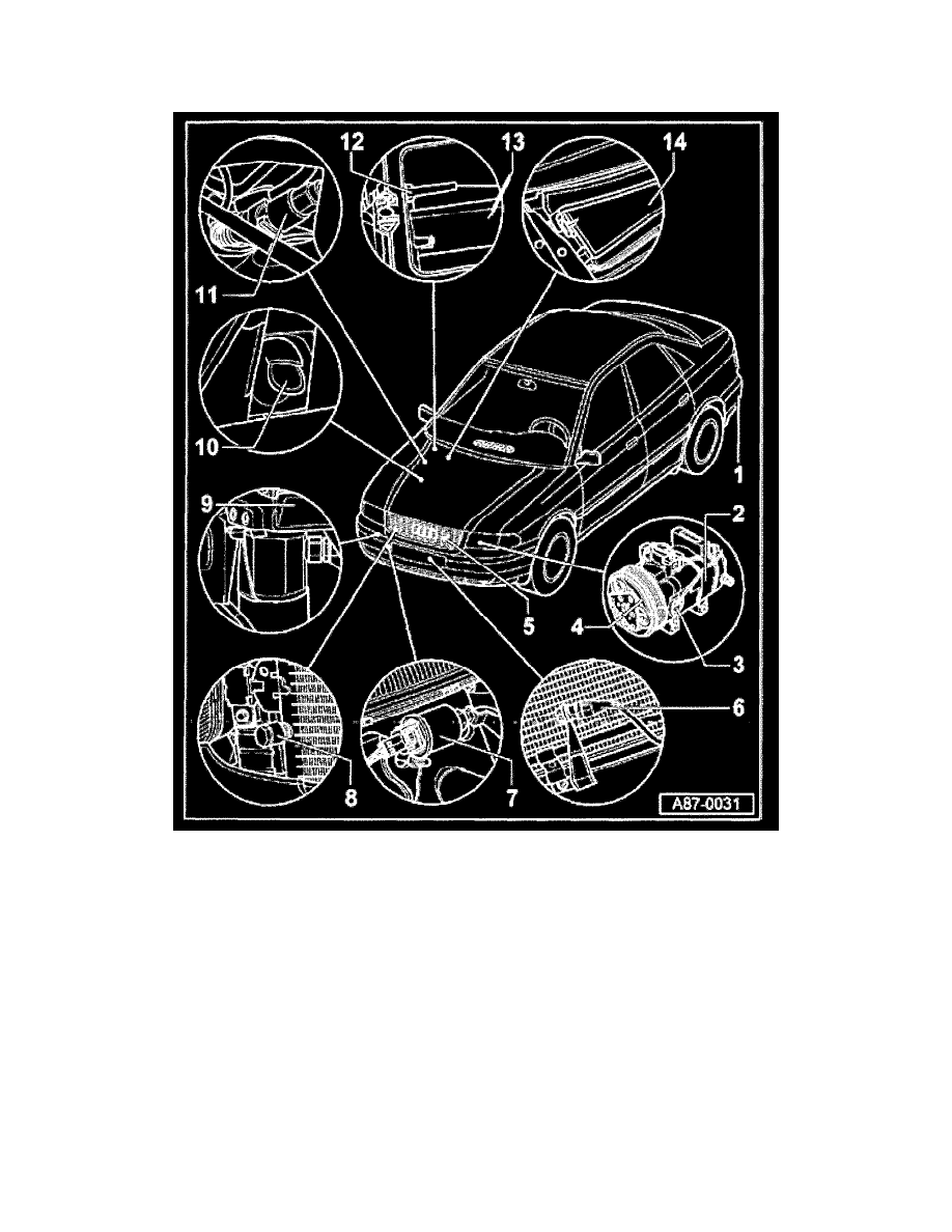 Audi Service and Repair Manuals > A4 Sedan V62.8L (AFC) (1996