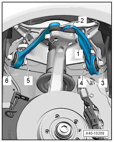Audi Workshop Manuals > A5 > Running gear, front-wheel drive and four