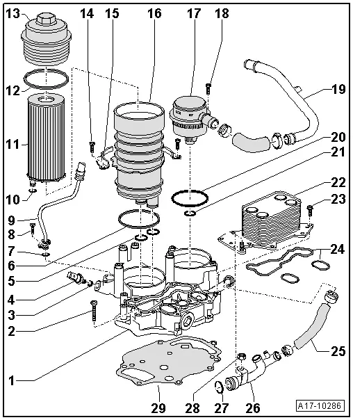 Audi Service and Repair Manuals > A5 > Power unit 6cylinder TDI engine (2.7 ltr.; 3.