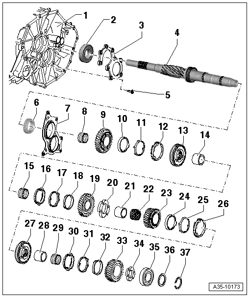 Audi Service and Repair Manuals > A5 > Power transmission