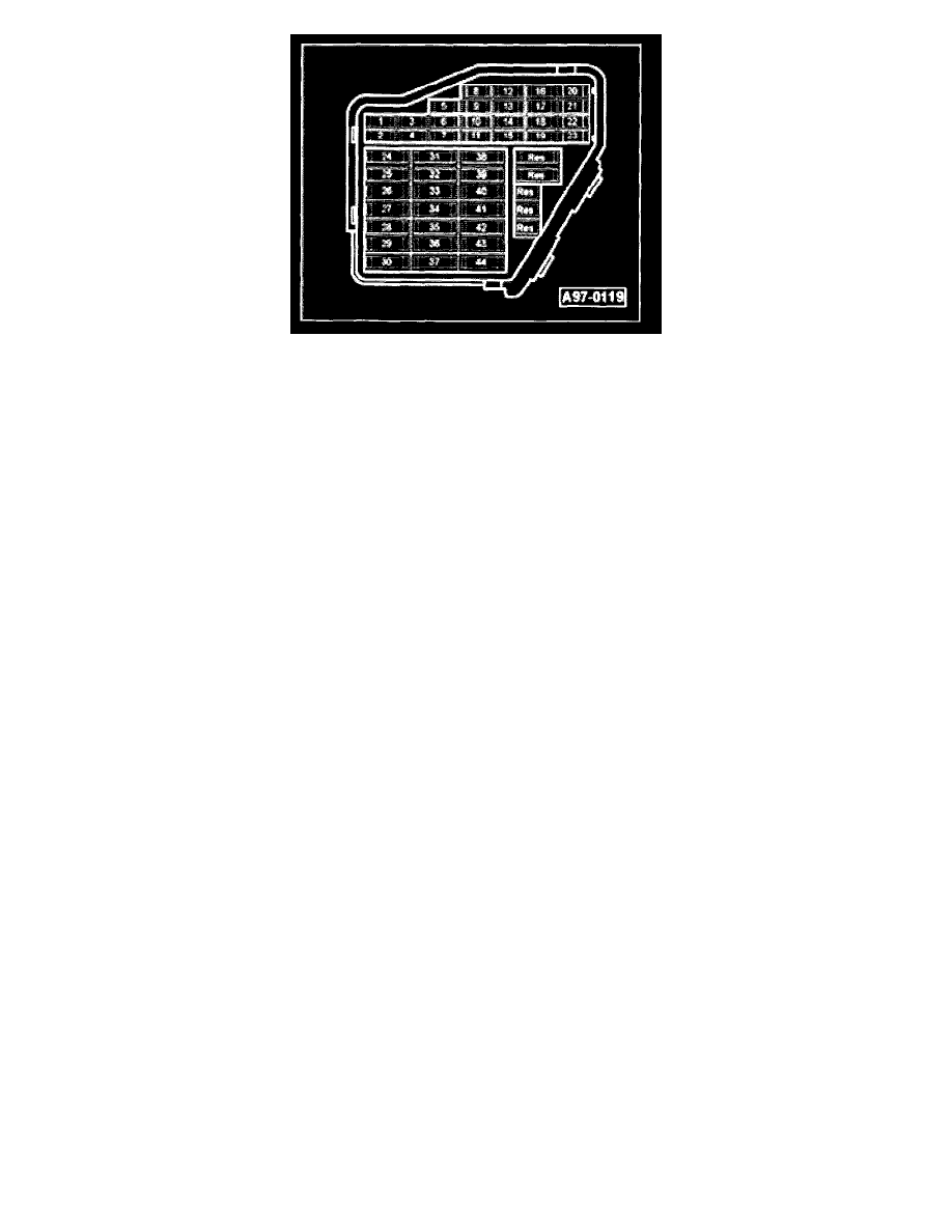 Audi Workshop Manuals > A6 Quattro Sedan V6-2.8L (AHA) (1998) > Power