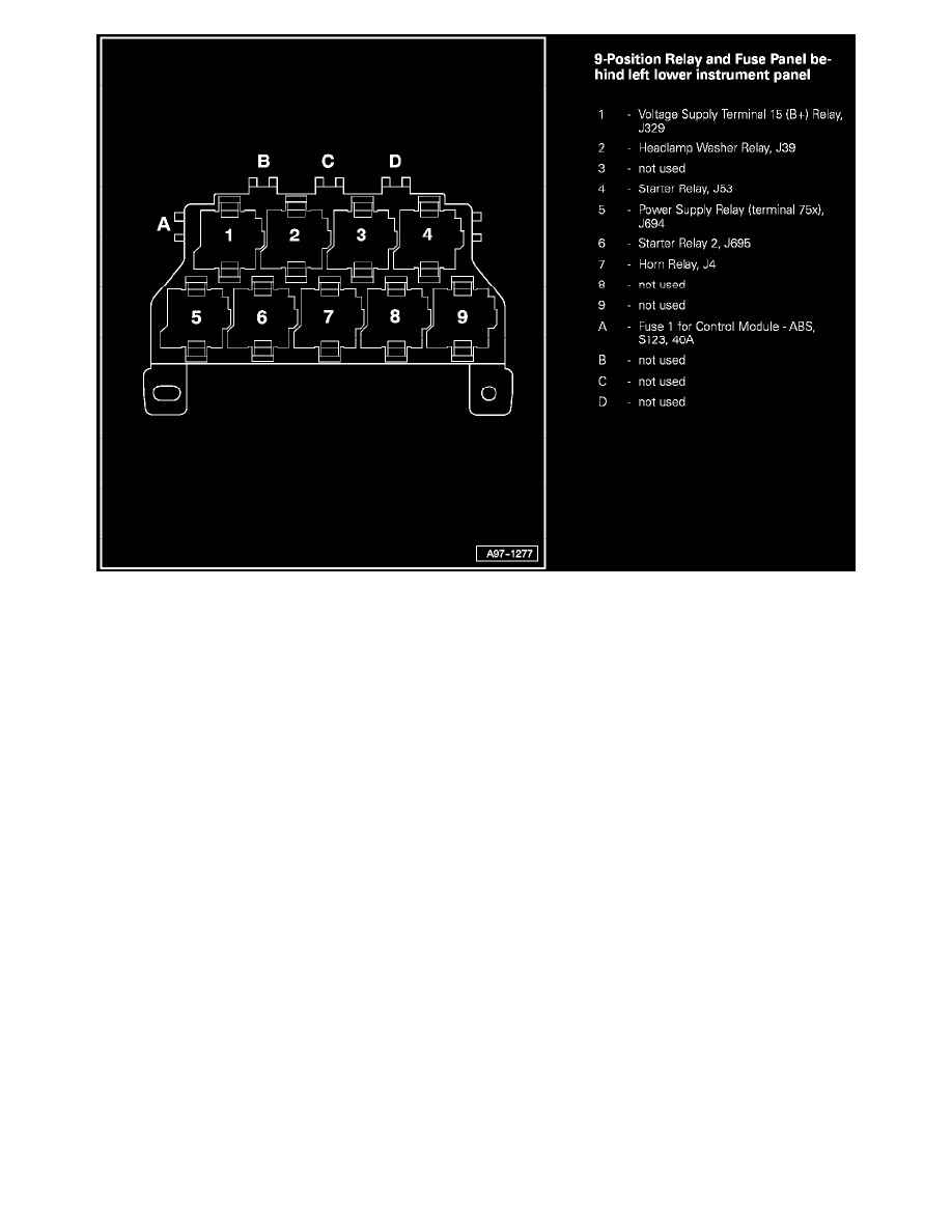 Audi Workshop Manuals > A6 Quattro Wagon V6-3.2L (BKH ...