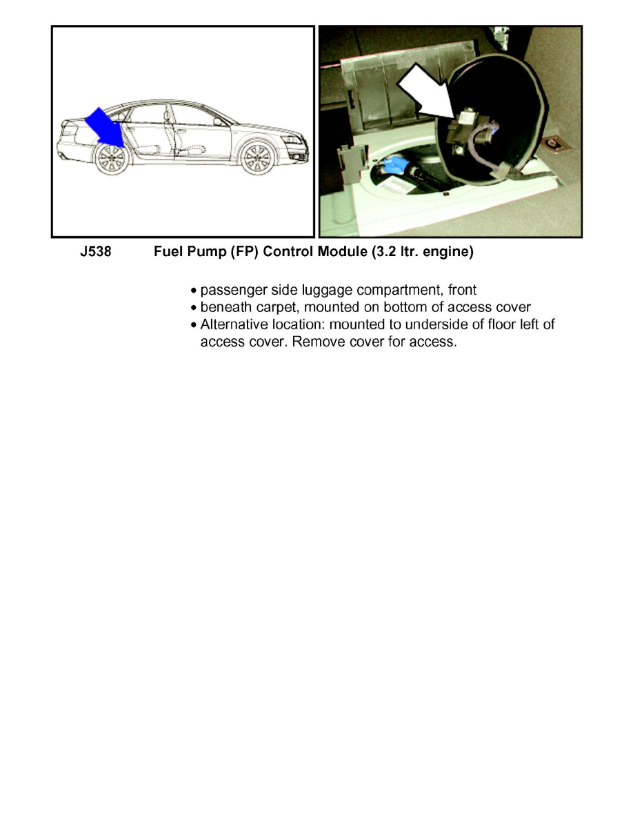 Audi Manuals > A6 Sedan V63.2L (BKH) (2007) > Relays and