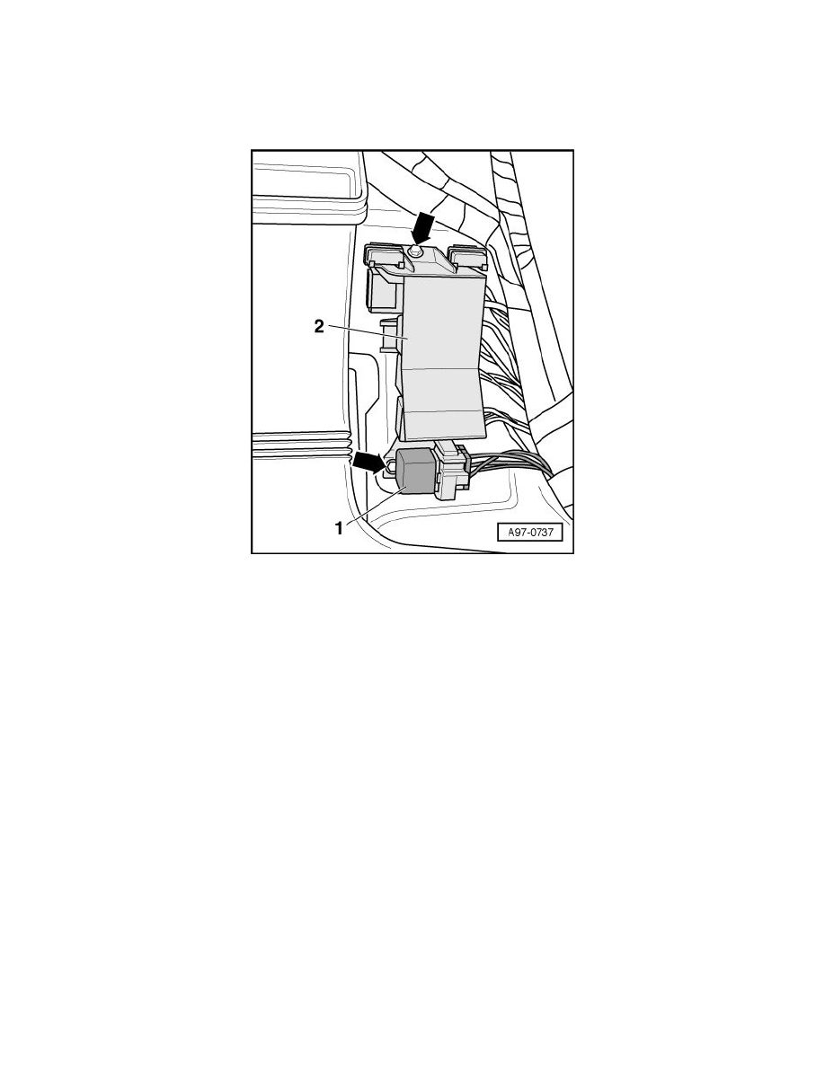 Audi Manuals > A8 Quattro Sedan V84.2L (BVJ) (2008) > Relays