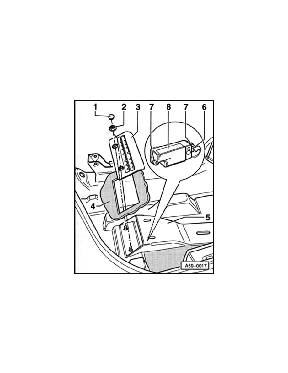 Audi Service and Repair Manuals > A8L Quattro Sedan V84.2L (AUX) (2001) > Sensors and