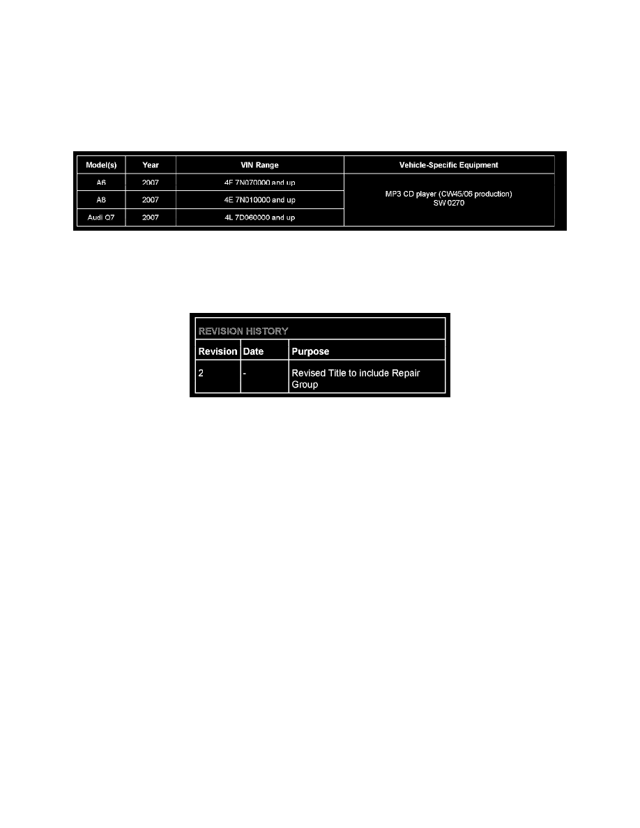 Audi Workshop Manuals > A8L Quattro Sedan V8-4.2L (BVJ) (2007