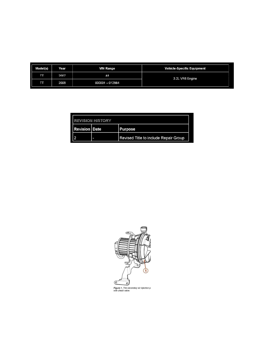 Audi Service and Repair Manuals > TT Quattro Coupe V63.2L