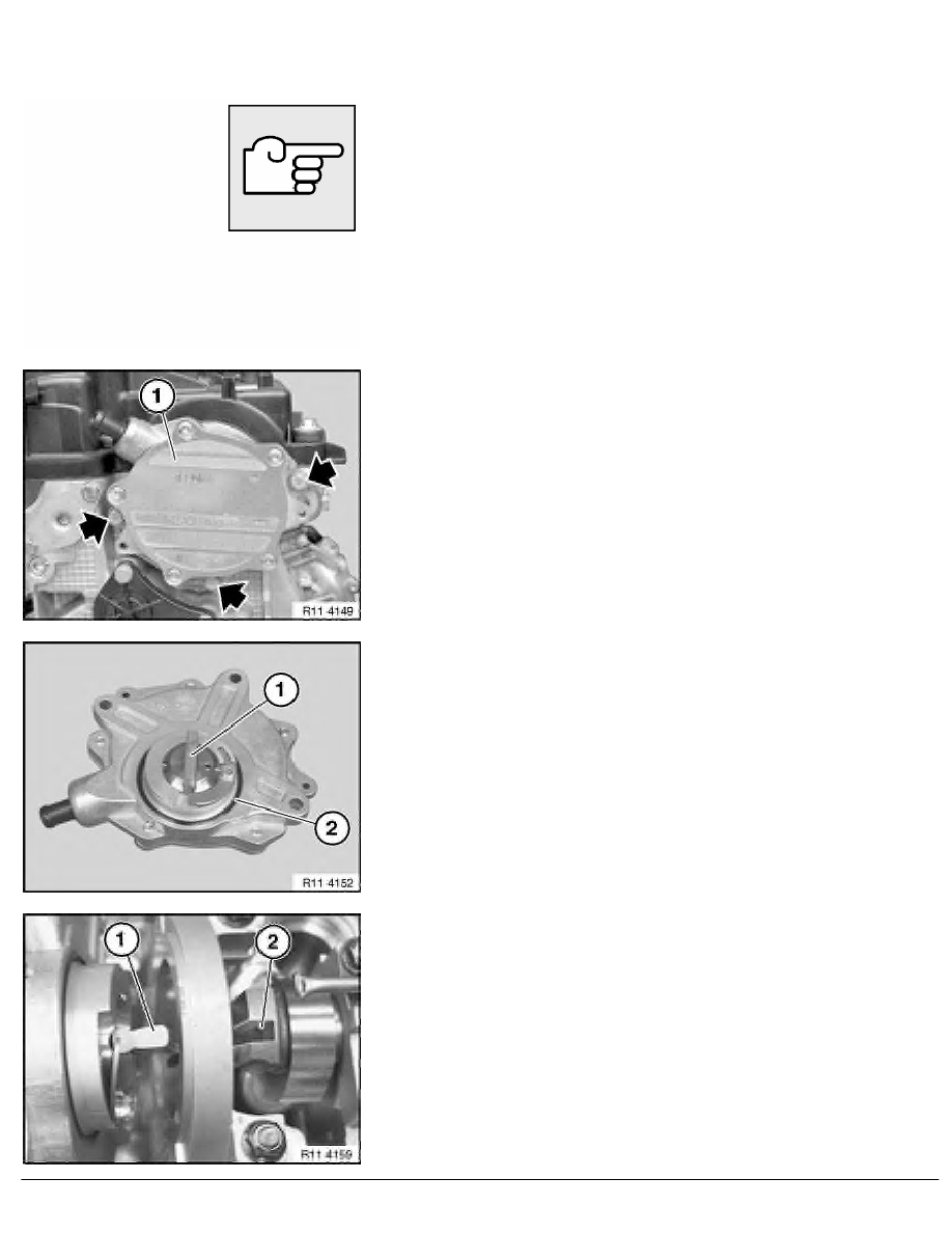 2 Repair Instructions > 11 Engine (N46) > 66 Vacuum Pump > 1 RA Removing And Installing_replacing Vacuum Pump (N42_N46)