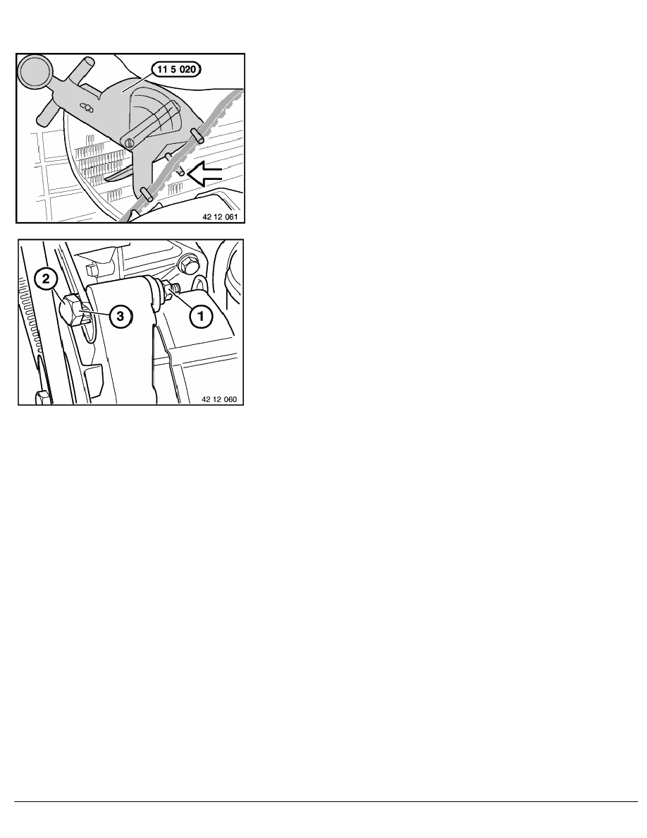 2 Repair Instructions > 12 Engine Electrical System (M40) > 31 Alternator  With Drive And Mounting > 9 RA Tightening Alternator Drive Belt (M40, M42)