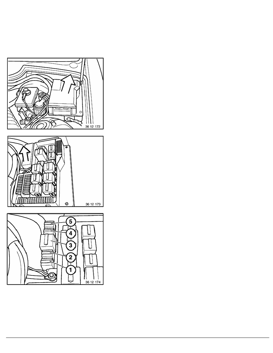 2 Repair Instructions > 12 Engine Electrical System (S50) > 14 Electronic Switching Or Contr.units > 2 RA Engine-wiring-harness Relay Connections (S50 )