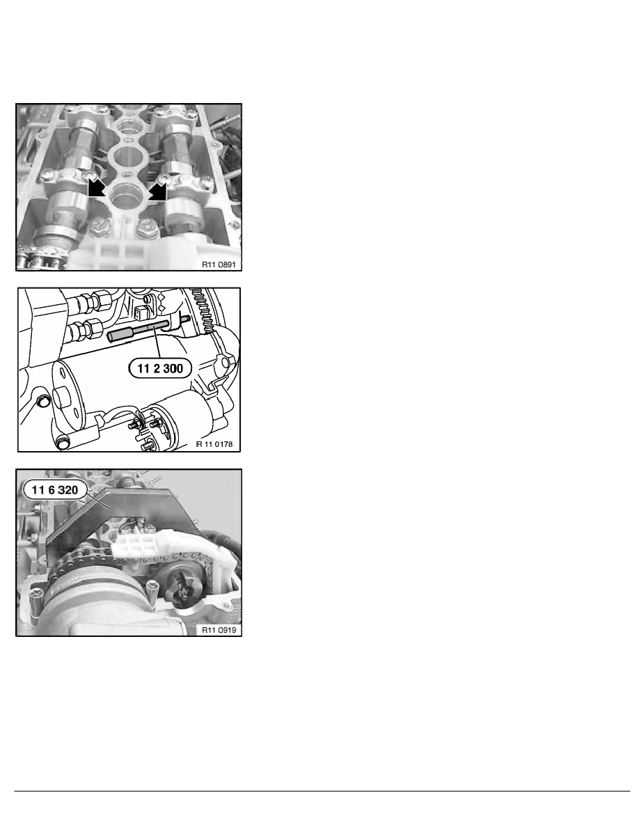 2 Repair Instructions > 11 Engine (M47) > 31 Camshaft > 2 RA Checking Camshaft Timing (M47)