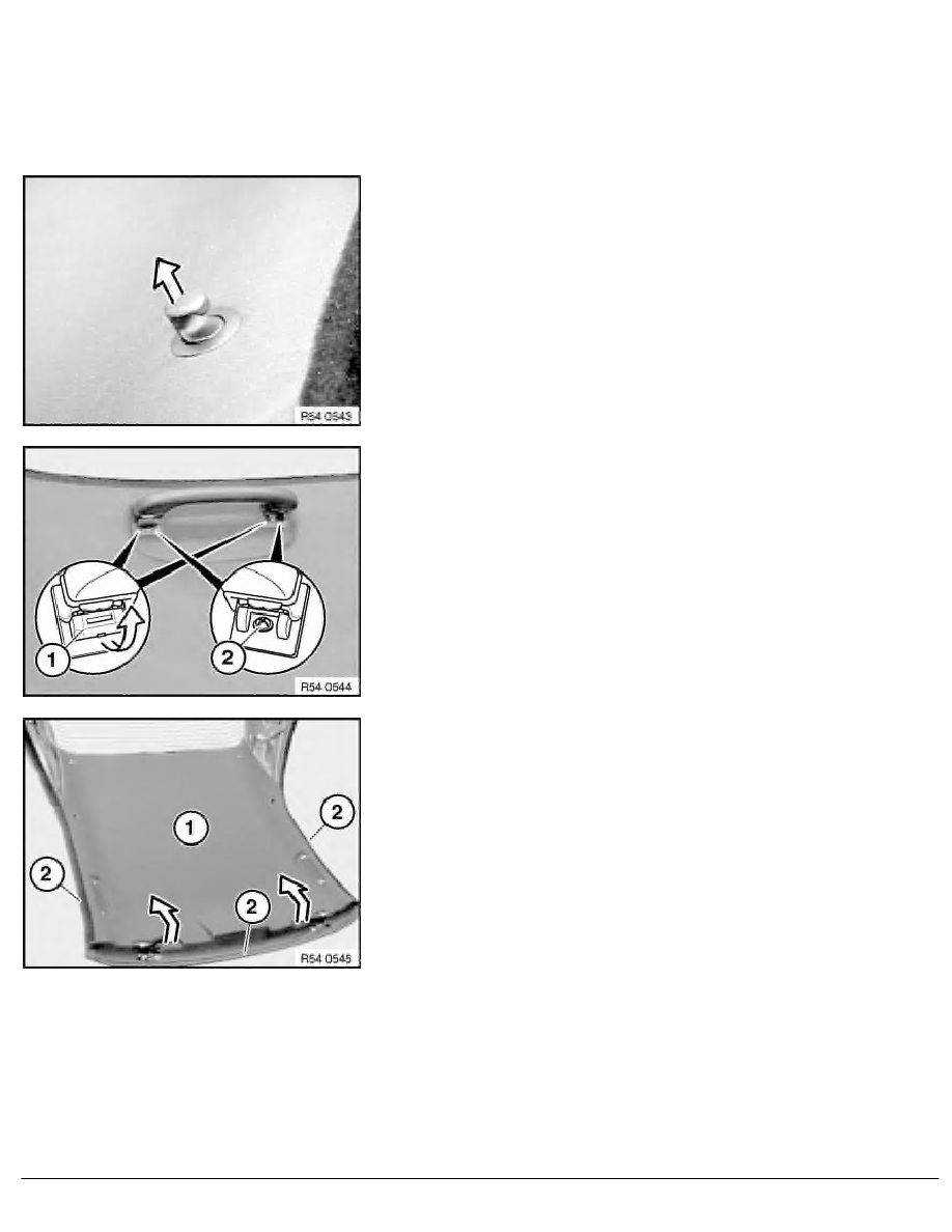 2 Repair Instructions > 54 Slide-tilt Sunroof And Convertible Top (CONVER)  > 21 Hardtop > 16 RA Removing And Installing_replacing Molded Roof Lining  On Hard ...