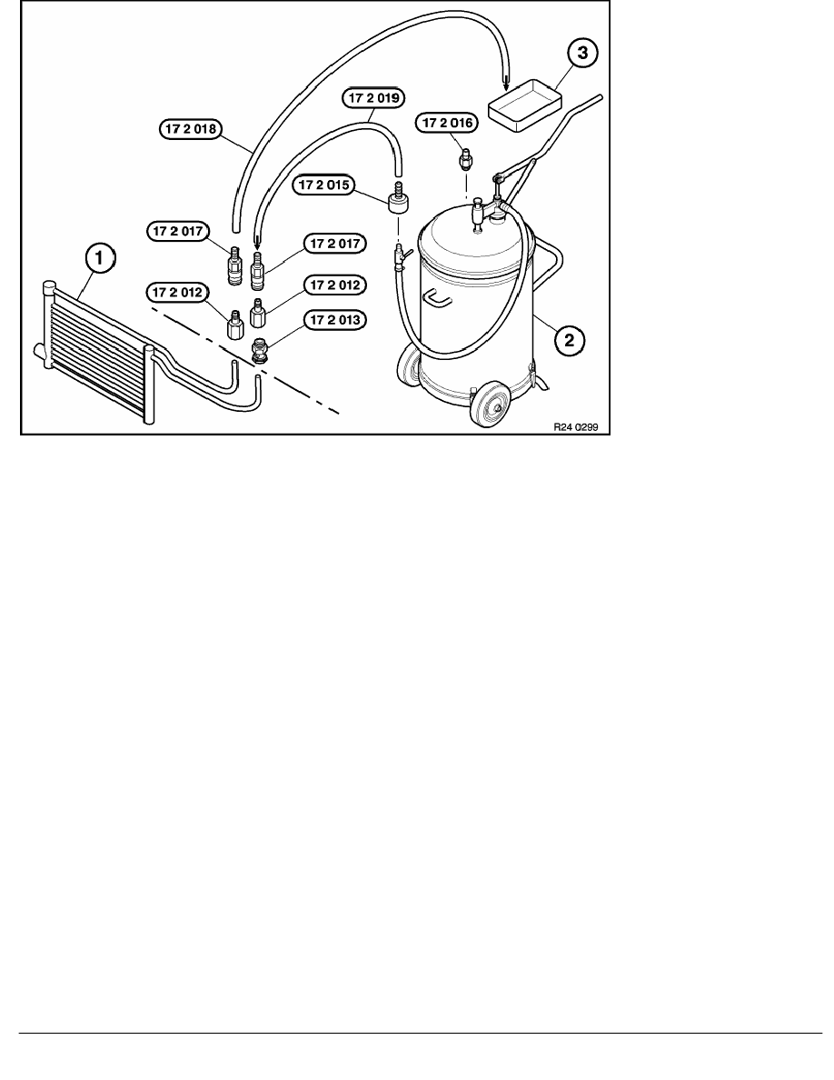 Bmw Workshop Manuals 3 Series E90 3i N46 Sal 2 Repair Instructions 17 Cooling System N46 22 Oil Cooler Lines 1 Ra Flushing Oil Cooler With Lines Automatic Transmission Page 736