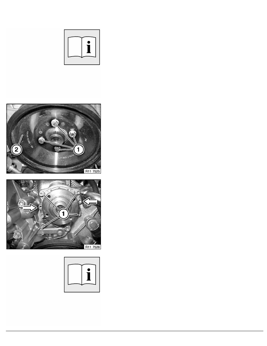 2 Repair Instructions > 11 Engine (S65) > 51 Water Pump With Drive > 1 RA Removing And Installing_replacing Water Pump (S65)