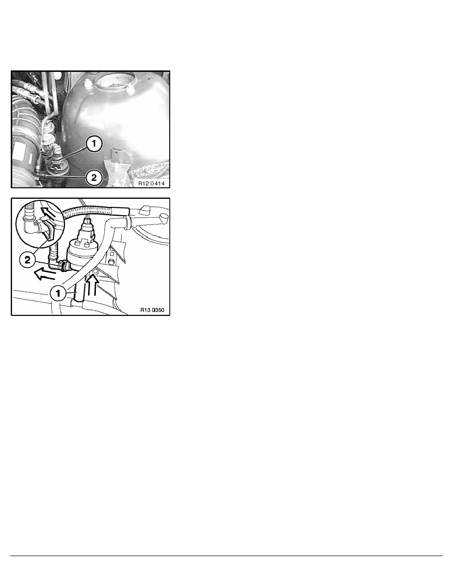 2 Repair Instructions > 13 Fuel System (M52) > 90 Carbon Canister Ventilation > 1 RA Replace Tank Vent Valve (M52)