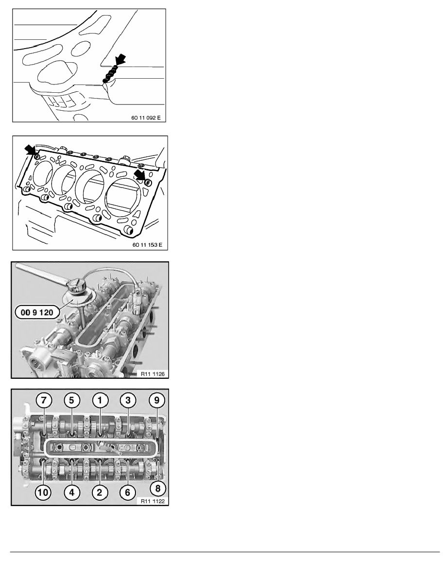2 Repair Instructions > 11 Engine (M62) > 12 Cylinder Head With Cover > 4  RA Removing And Installing Left Cylinder Head (M62 VANOS From 9_98) > Page  569