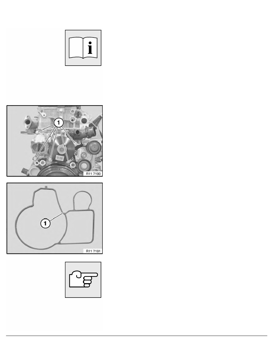 2 Repair Instructions > 11 Engine (N47) > 51 Water Pump With Drive > 1 RA Removing And Installing_replacing Water Pump (N47, N47S)