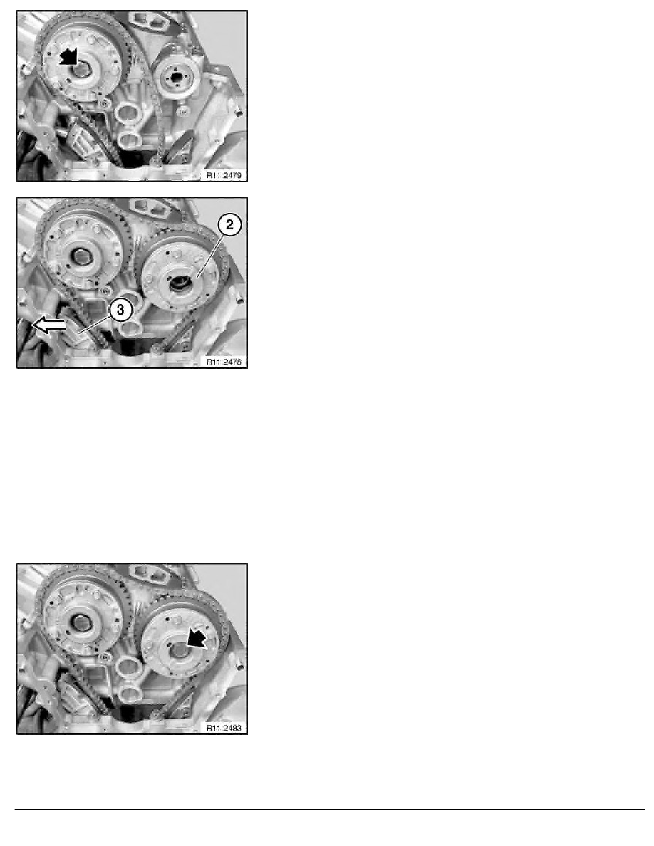 2 Repair Instructions > 11 Engine (N62) > 36 Variable Camshaft Timing > 5  RA Removing And Installing_replacing Inlet And Exhaust Adjustment Units On  Left ...