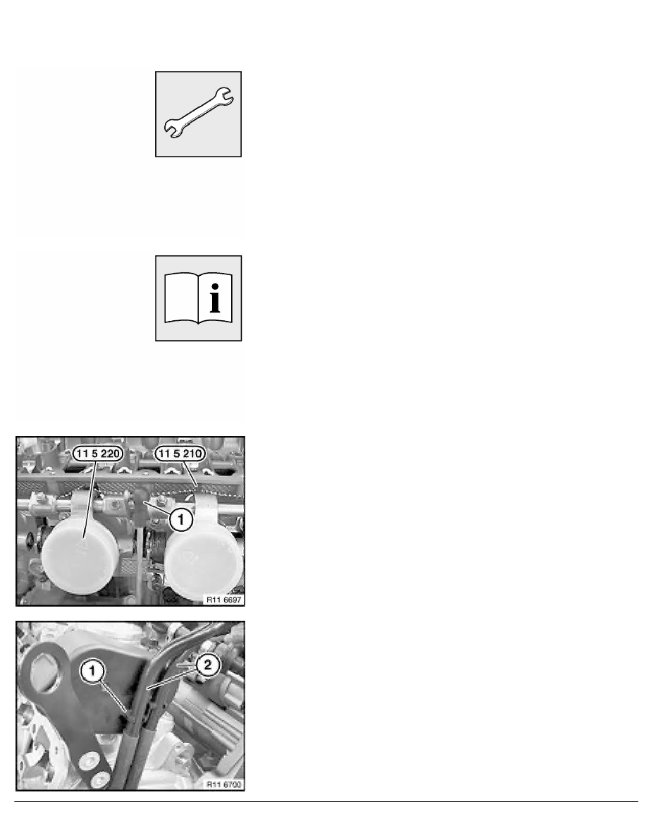 Removing and Installing Left Cylinder Head for BMW 5 Series E60 M5