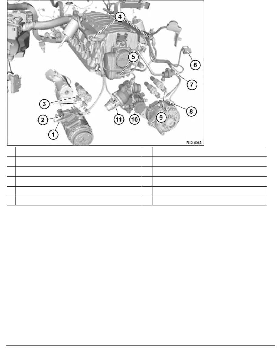BMW 6 Series E64 645Ci Engine Wiring Harness Replacement - Workshop Manual