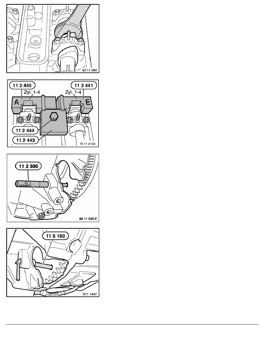 2 Repair Instructions > 11 Engine (M62) > 12 Cylinder Head With Cover > 6  RA Removing And Installing Right Cylinder Head (M62 VANOS From 9_98) > Page  543