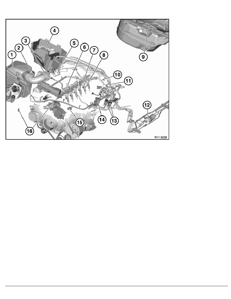2 Repair Instructions > 13 Fuel System (N73) > 0 Checking-setting Engine-emission > 1 RA Overview Of Fuel System (N73)