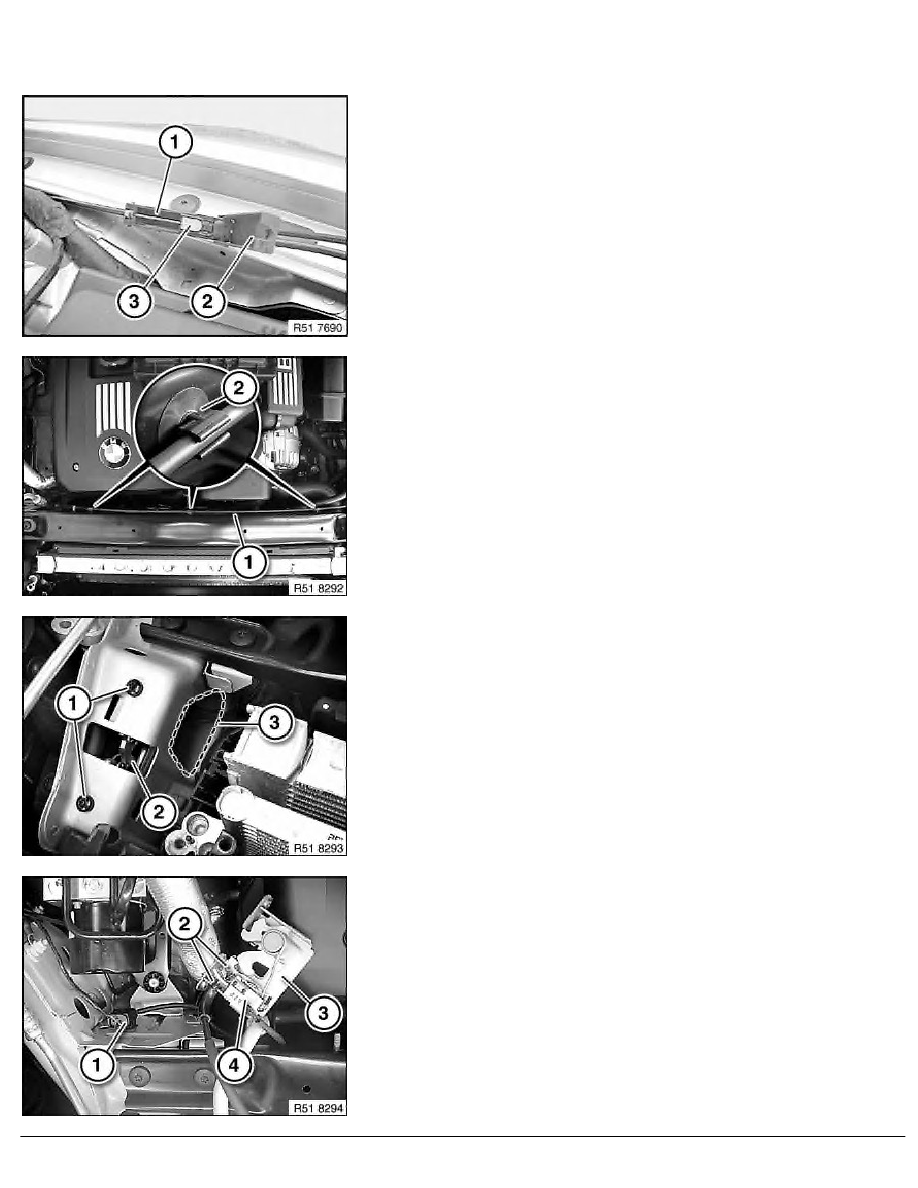 2 Repair Instructions > 51 Body Equipment (OFFRD) > 23 Hood Latch, Locks > 3 RA Removing And Installing_replacing Right Engine Hood_bonnet Lock