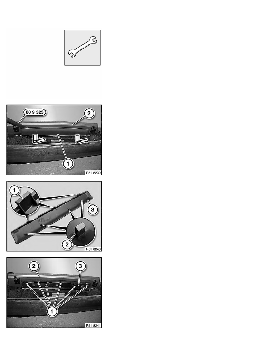 BMW Workshop Manuals > X Series E70 X5 3.0Si (N52K) OFFRD > 2 Repair Instructions > 51 Body ...