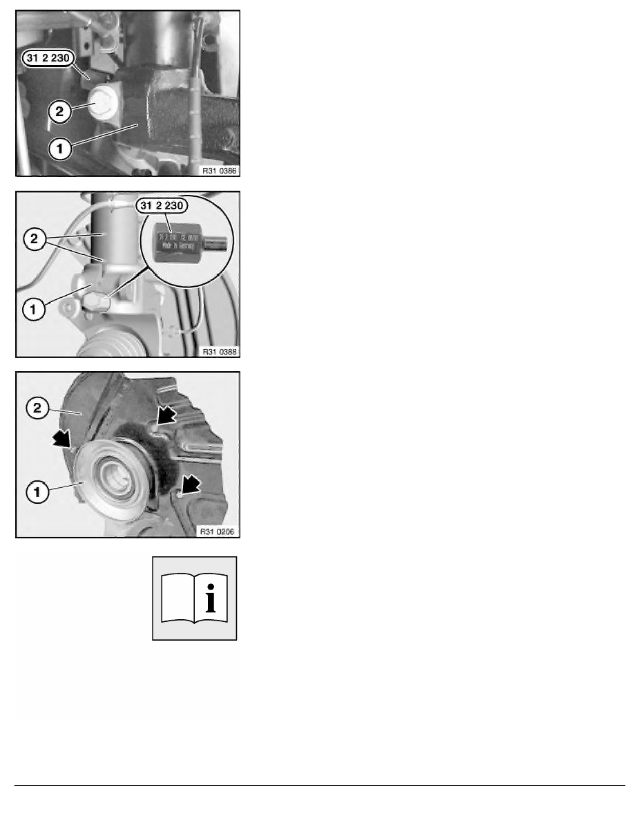 BMW Manuals > X Series E83 X3 2.0i (N46) OFFRD > 2 Repair Instructions > 31 Front Axle
