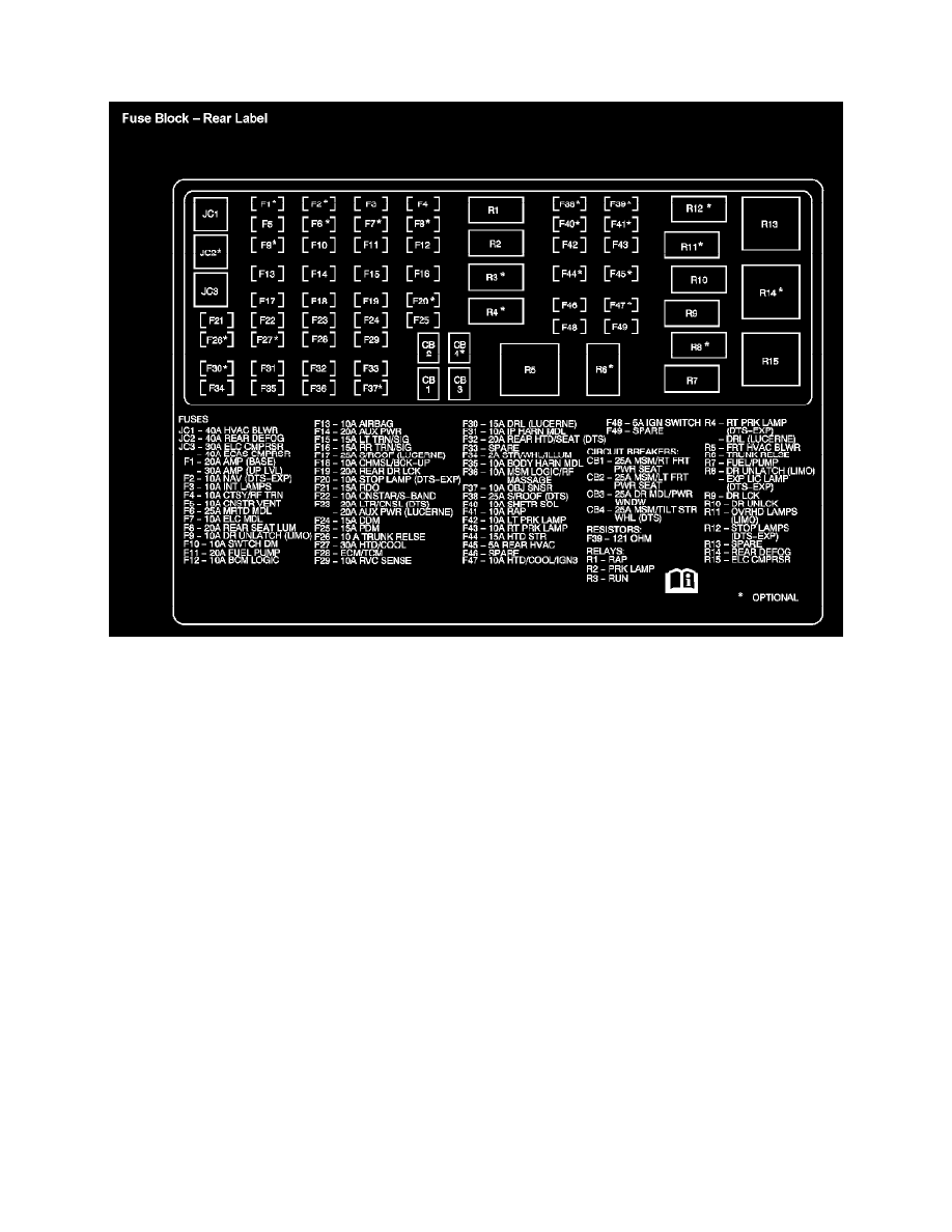 Buick Service and Repair Manuals > Lucerne V63.8L (2007