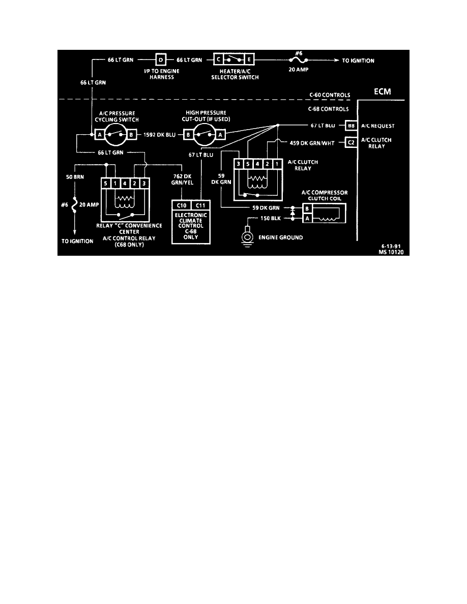 Buick Service and Repair Manuals > Roadmaster V8305 5.0L (1992) > Heating and Air