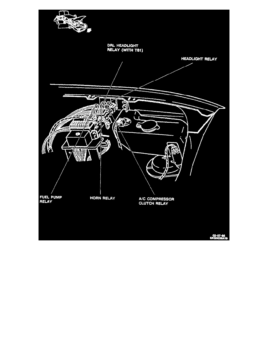 Cadillac Service and Repair Manuals > Eldorado V84.6L VIN 9