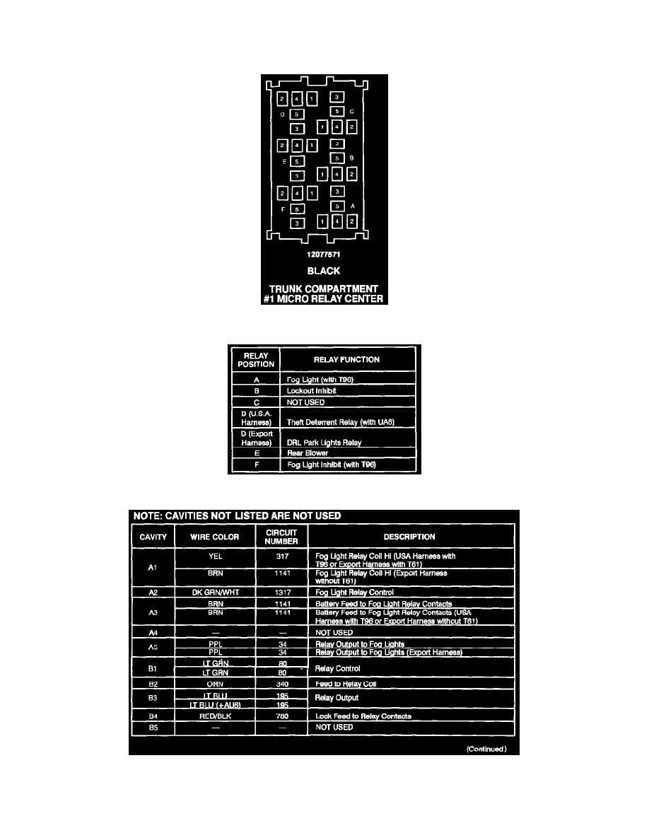 Cadillac Service and Repair Manuals > Seville SLS V84.6L VIN Y (1994) > Power and