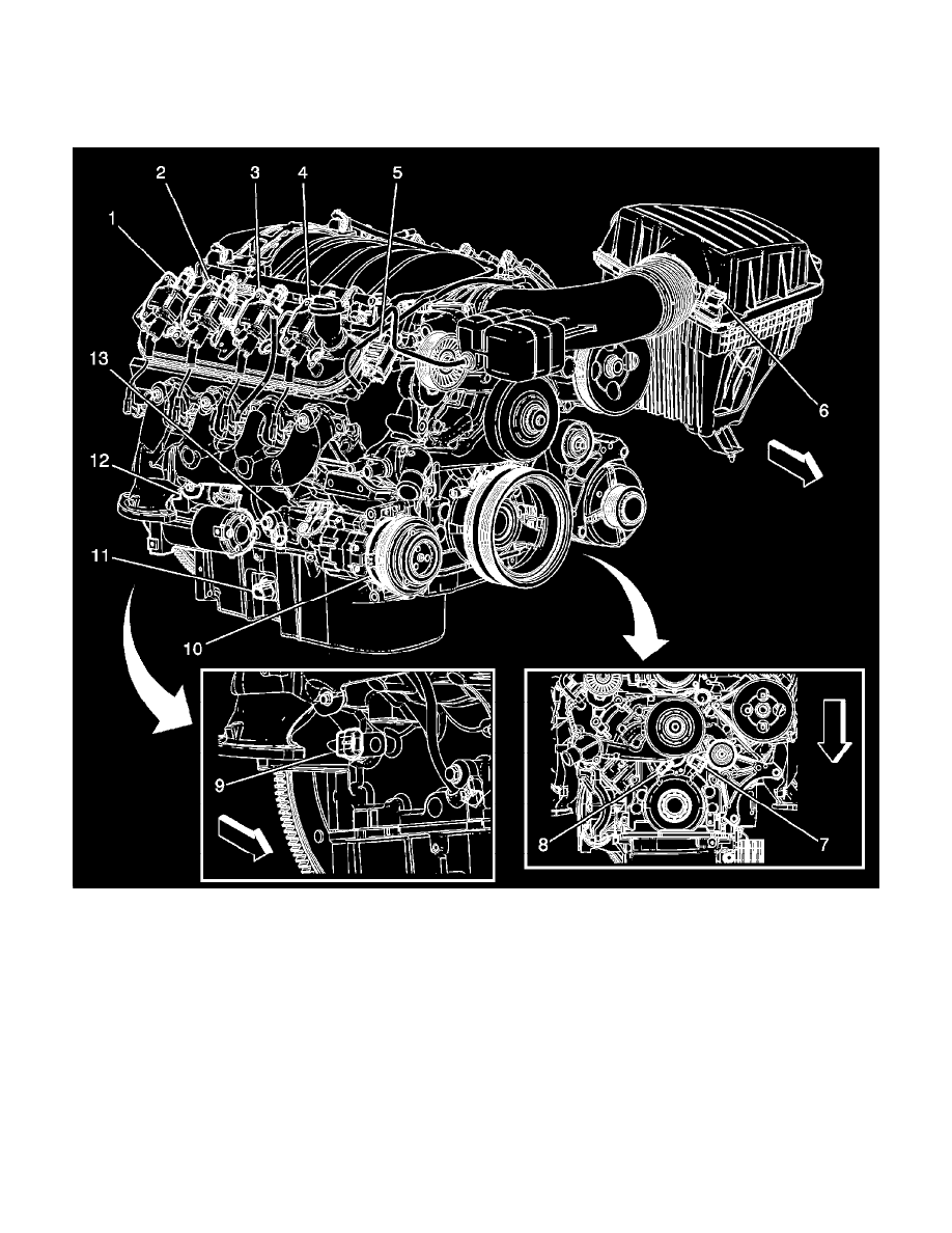 Sensor Camaro Chevrolet Workshop Service and Repair Manuals > Camaro V8-6.2L (2010 ...