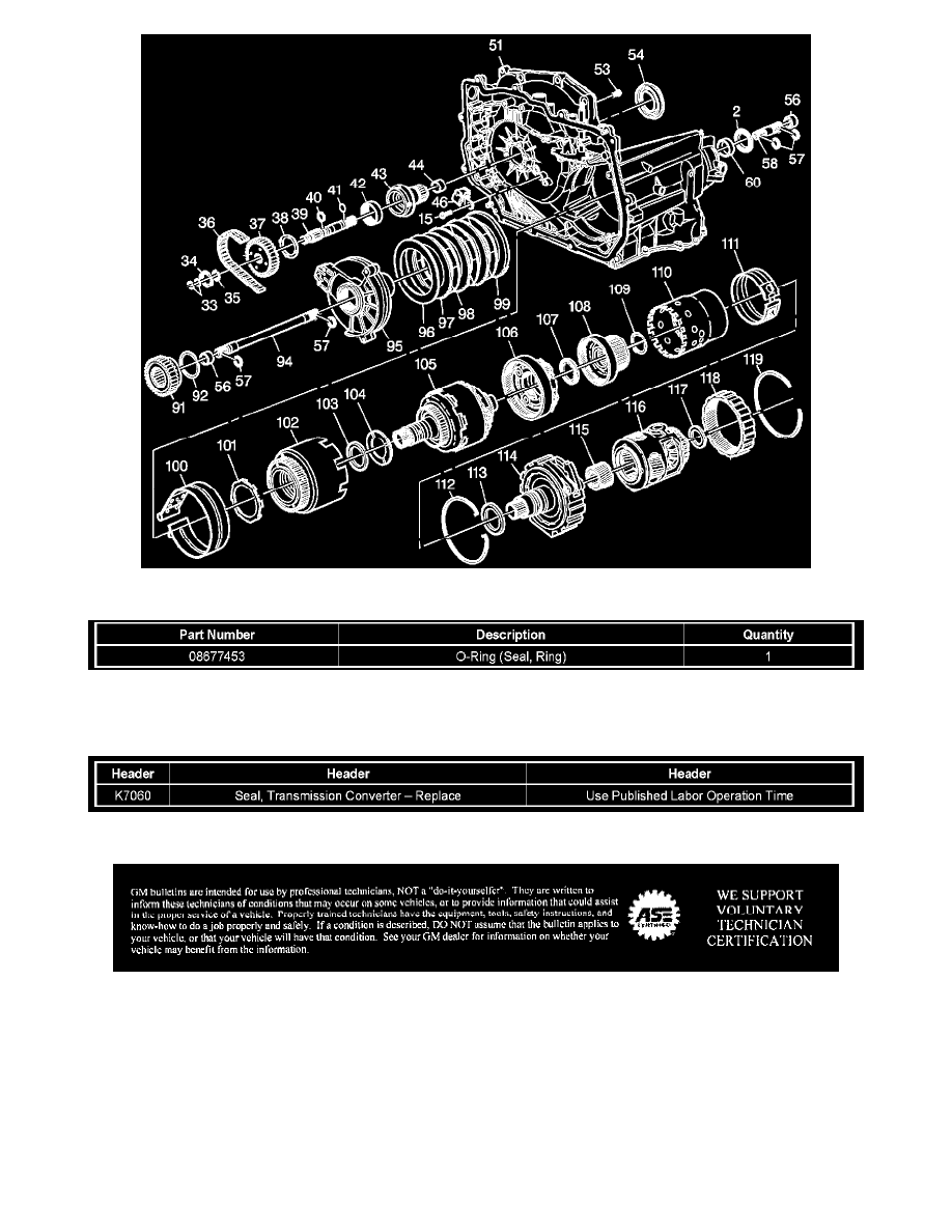 Transmission and Drivetrain > Automatic Transmission/Transaxle > Torque  Converter > Component Information > Technical Chevrolet Workshop Manuals >  ...