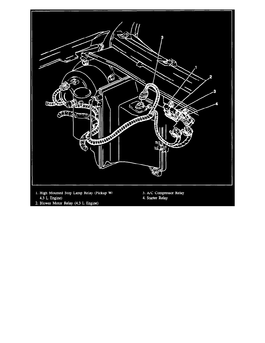 Chevrolet Service and Repair Manuals > S10/T10 P/U 4WD V64.3L