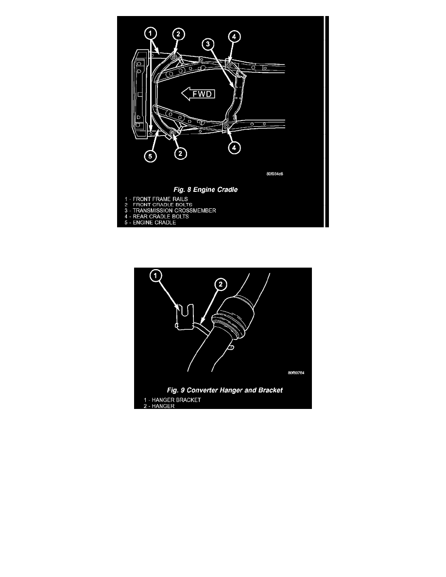 Engine, Cooling and Exhaust > Exhaust System > Catalytic Converter > Component Information > Service and Repair > Left Side > Page 2217