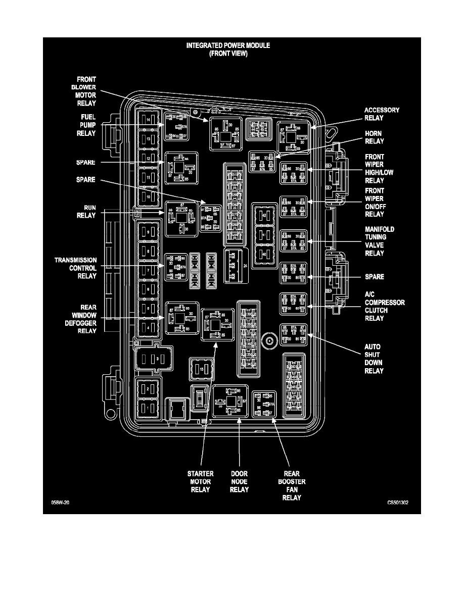 Chrysler Manuals > Pacifica V63.8L VIN L (2005