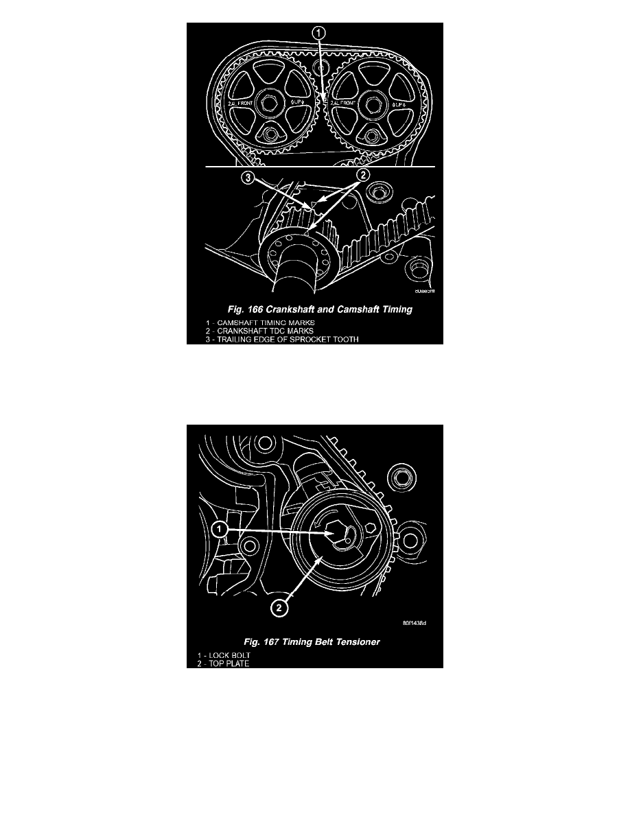 Engine, Cooling and Exhaust > Engine > Timing Components > Timing Belt >  Component Information > Service and Repair > Page 1903